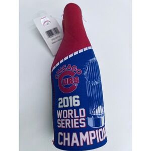 Chicago Cubs 2016 World Series Champions Bottle Koozie Zippered Neoprene Kolder